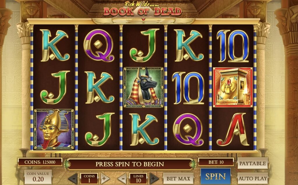 Ігровий автомат Book Of Dead в онлайн-казино 1win
